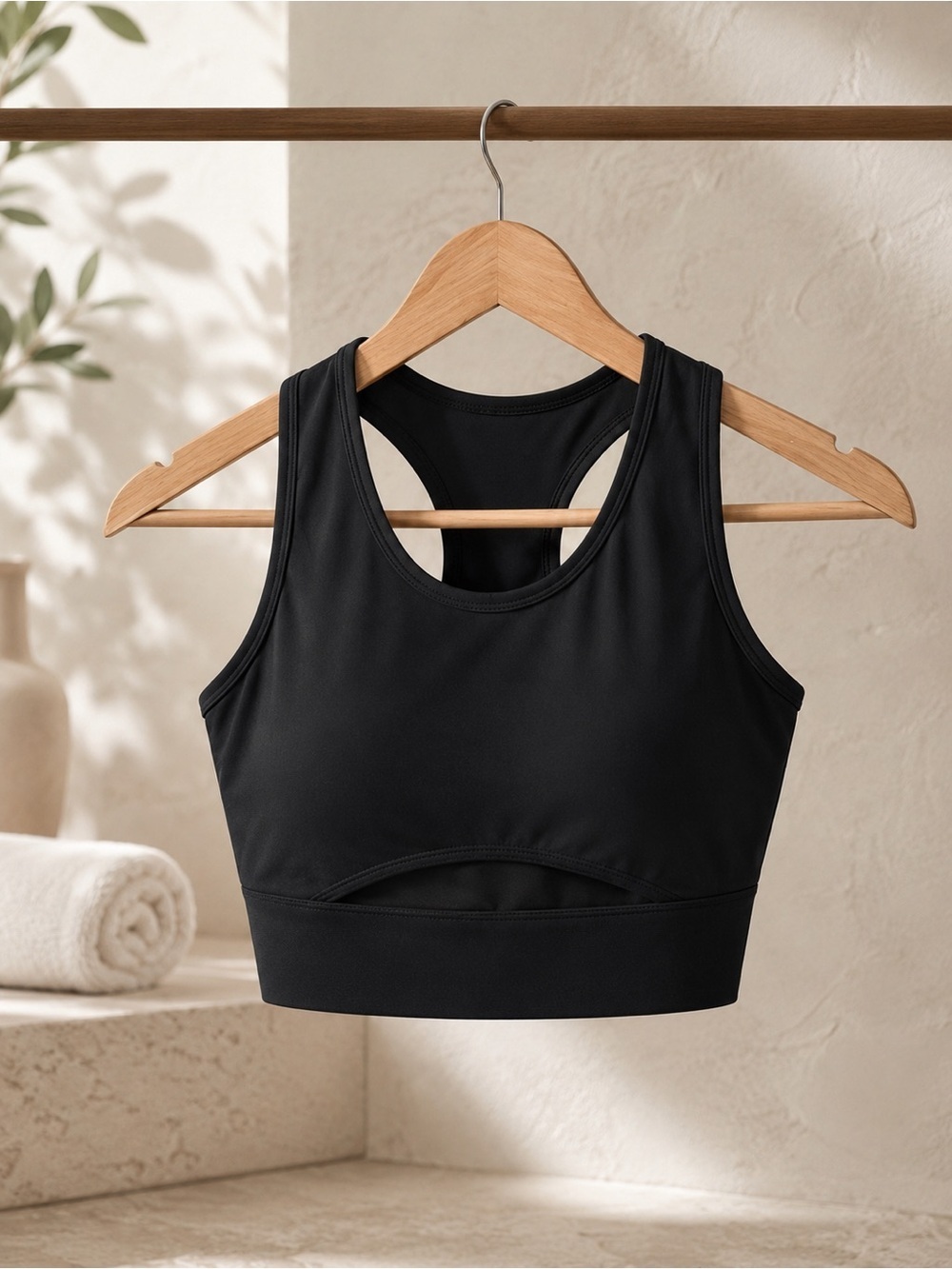 Knix Momenta Racerback Sports Bra XS Black